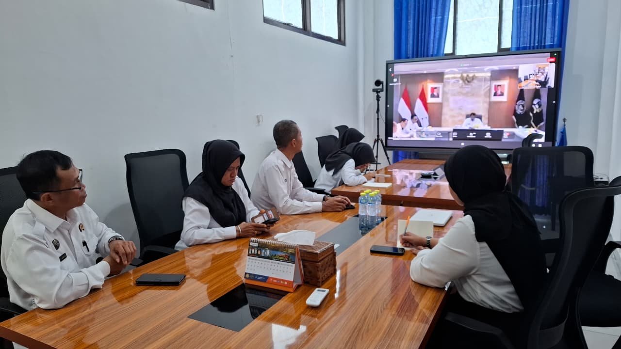 Optimalisasi Layanan Pemasyarakatan Jelang Nataru 2025–2026 melalui Arahan Teknis Ditjenpas, Kanwil Ditjenpas Kepulauan Bangka Belitung Turut Serta